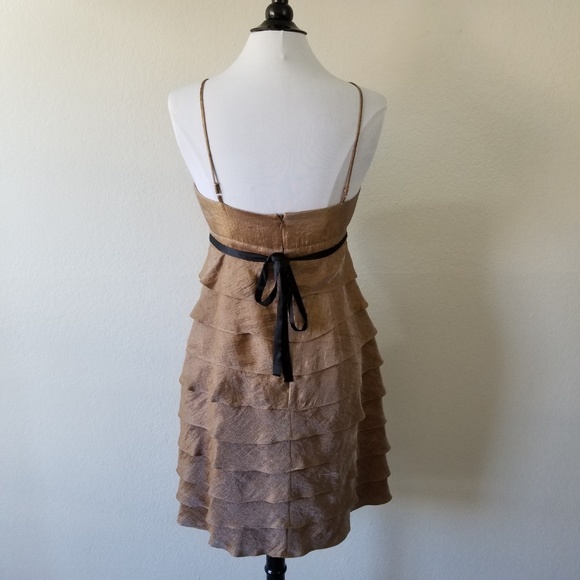 SOLD 💫 I.N. STUDIO A-Line Midi Copper Dress 6 - Picture 3 of 8